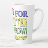 Tasse Latte "MEILLEURE DEMAIN" Mignonne Design. Commandez dès (Droite)