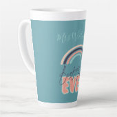 Tasse Latte Meilleure école spécialisée en arc-en-ciel (Angle gauche)