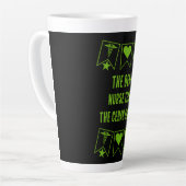 Tasse Latte Meilleure équipe d'infirmières (Angle gauche)