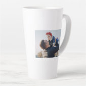 Tasse Latte Meilleure Fête des pères papa toujours cadeau pers (Angle droit)