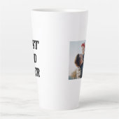 Tasse Latte Meilleure Fête des pères papa toujours cadeau pers (Devant)