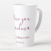 Tasse Latte meilleure grand-mère toujours grands-parents cadea (Angle droit)