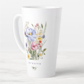 Tasse Latte Meilleure maman Ever English Garden Bouquet Fête d (Angle gauche)