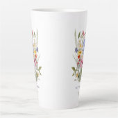 Tasse Latte Meilleure maman Ever English Garden Bouquet Fête d (Devant)