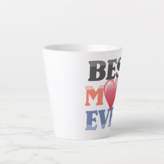 Tasse Latte Meilleure maman jamais (Devant)