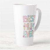 Tasse Latte Meilleure maman jamais (Angle droit)