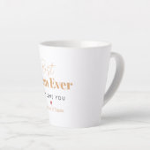 Tasse Latte Meilleure maman jamais (Angle droit)