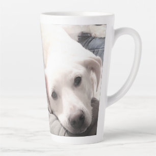 Tasse Latte Meilleure maman Jamais Chien Chien Rosé Coeur Rose