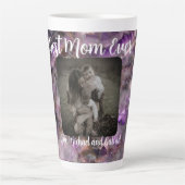 Tasse Latte Meilleure maman jamais marbre de quartz violet Abs (Devant)