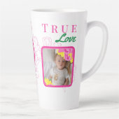 Tasse Latte Meilleure maman jamais, True Love 2 Photo (Droite)