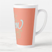 Tasse Latte Meilleure maman jamais Word Art (Droite)