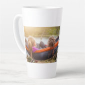 Tasse Latte Meilleure Maman Jour Script Moderne Photo personna (Angle gauche)