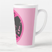 Tasse Latte Meilleure mère du monde rose original (Droite)