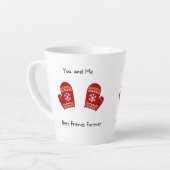 Tasse Latte Meilleurs amis (Angle gauche)