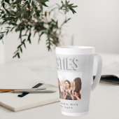 Tasse Latte Meilleurs amis argent photo besties