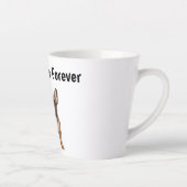 Tasse Latte Meilleurs amis pour Frenchie Dog (Droite)