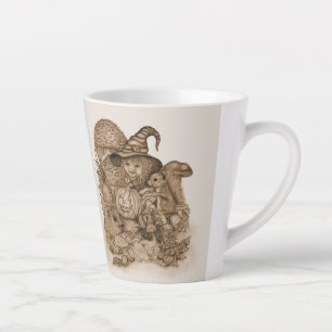Tasse Latte Meilleurs voeux pour un Bon thanksgiving