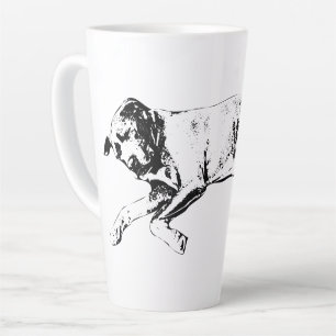 Tasse Latte Mélange de fosse endormi, Noël cosy