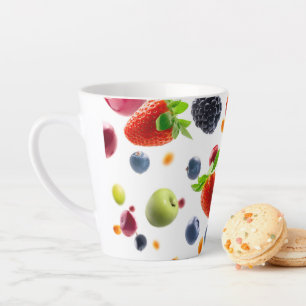 Tasse Latte Mélange de Fruits