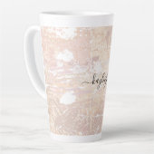 Tasse Latte Mélange neutre Abstrait (Angle gauche)