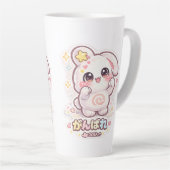 Tasse Latte Mello the Mochi Bunny - Do your best! (Angle droit)