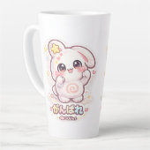 Tasse Latte Mello the Mochi Bunny - Do your best! (Angle gauche)