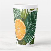 Tasse Latte Mélodie d'oranges (Devant)