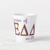 Tasse Latte Membre de EpDeltDelt depuis 2022 (Devant)