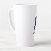 Tasse Latte Mème de chat grincheux amusant pour les propriétai (Angle gauche)