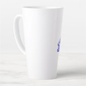 Tasse Latte Mème de chat grincheux amusant pour les propriétai (Angle gauche)