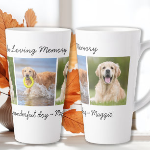 Tasse Latte Mémorial pour les animaux de compagnie personnali