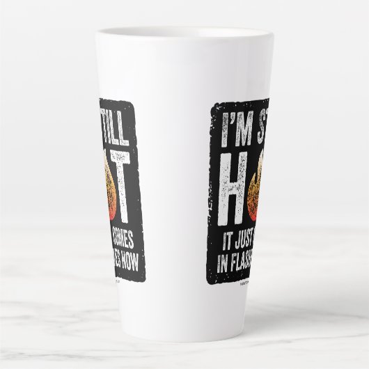 Tasse Latte Ménopause (J’ai encore chaud) (Devant)