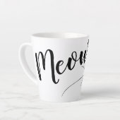 Tasse Latte Meow Cat (Angle gauche)
