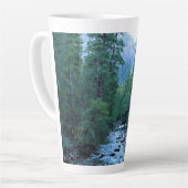 Tasse Latte Merced river by Happy Isles, Yosemite, CA (Angle gauche)