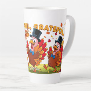 Tasse Latte Merci béni Bon thanksgiving gracieux