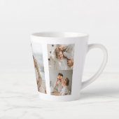 Tasse Latte Merci gracieux béni | Photo personnalisée trois (Droite)