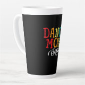 Tasse Latte Mère Art Dance Maman Squad Anniversaire (Angle gauche)