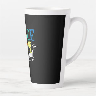 Tasse Latte Mère Art Dance Maman Squad Anniversaire