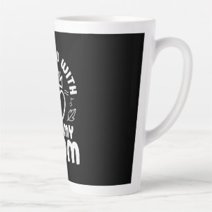 Tasse Latte Mère Art Vous Aimez Avec Toute Ma Mère
