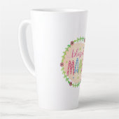 Tasse Latte Mère Cadeau Béni Mère (Angle gauche)