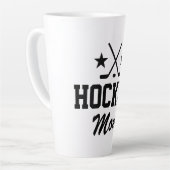 Tasse Latte Mère de hockey (Angle gauche)