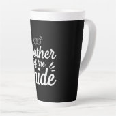 Tasse Latte Mère de la mariée (Angle droit)