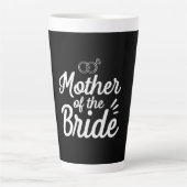 Tasse Latte Mère de la mariée (Devant)