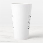 Tasse Latte Mère Du Mariage Groom Don Favor Modern 2023 (Devant)
