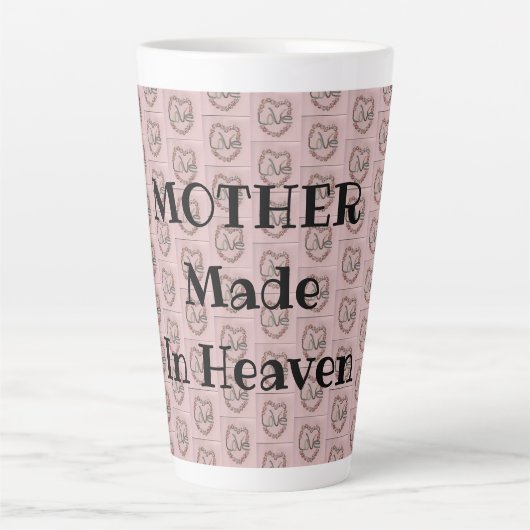 Tasse Latte Mère Fabriquée Au Ciel (Devant)