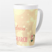 Tasse Latte Mère matriarche Rose personnalisée (Angle droit)