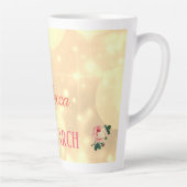 Tasse Latte Mère matriarche Rose personnalisée (Droite)
