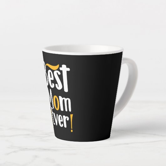 Tasse Latte Mère Meilleur mère Ever (Angle droit)