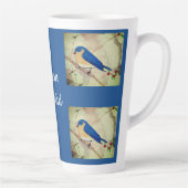 Tasse Latte Merlebleu de l'Est (Droite)