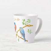 Tasse Latte Merlesbleus (Angle droit)